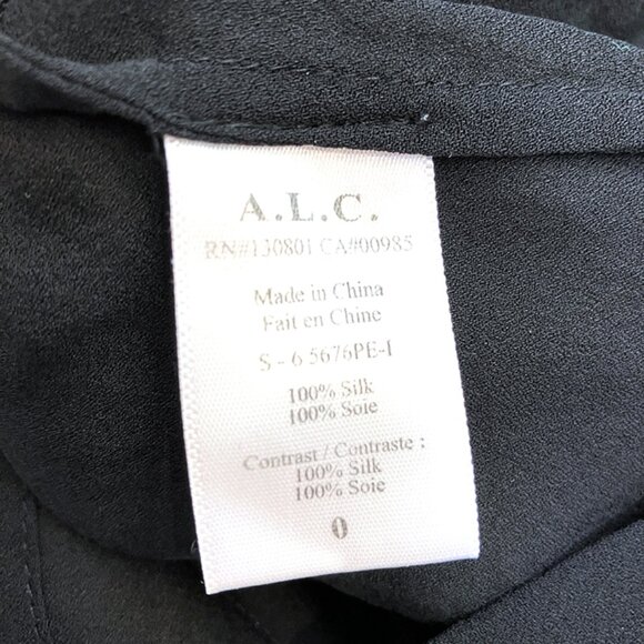 A.L.C. Womens 100% Silk Floral Sleeveless Cropped Tank 🤩✨✨✨ - Picture 6 of 9